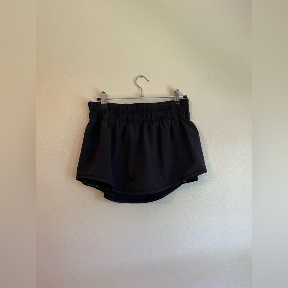 lululemon athletica Black Athletic Skort